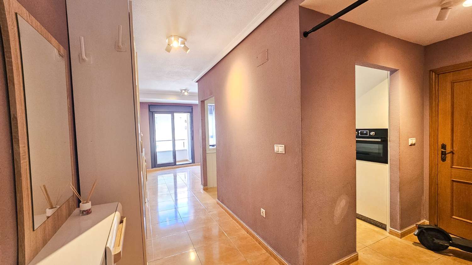 AMPLIO APARTAMENTO DE 2 DORMITORIOS Y 2 BAÑOS EN PLENO CENTRO DE TORREVIEJA CON VISTAS AL LAGO ROSA