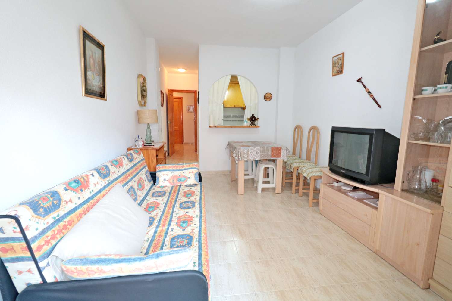 APARTMENT 150 METERS FROM THE BEACH WITH 2 TERRACES AND TWO BEDROOMS IN ACEQUIÓN – TORREVIEJA