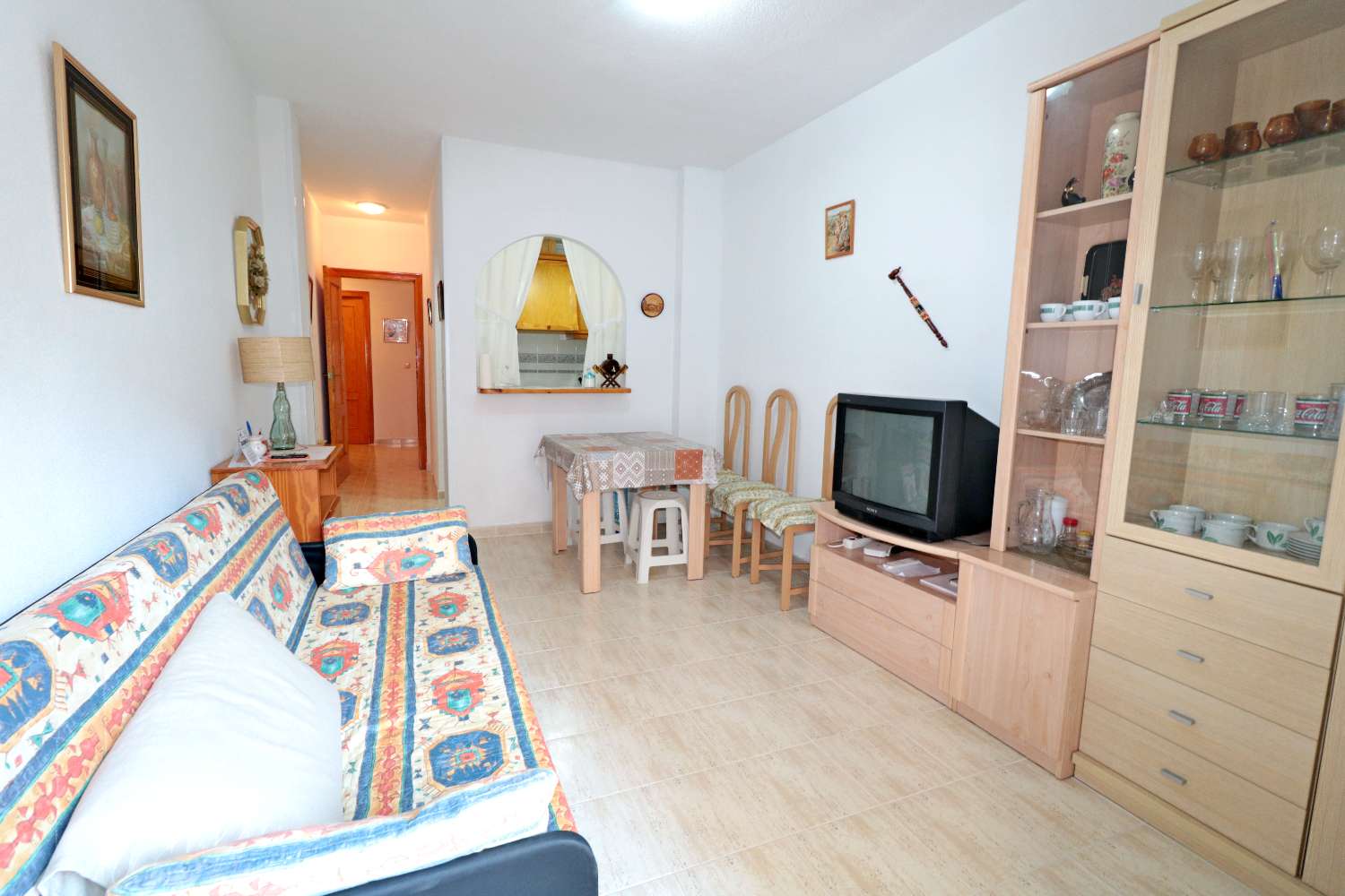 APARTMENT 150 METERS FROM THE BEACH WITH 2 TERRACES AND TWO BEDROOMS IN ACEQUIÓN – TORREVIEJA