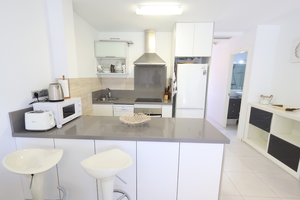 MODERN 2 BEDROOM APARTMENT WITH LARGE TERRACE, POOL AND GARAGE IN CAMPOAMOR