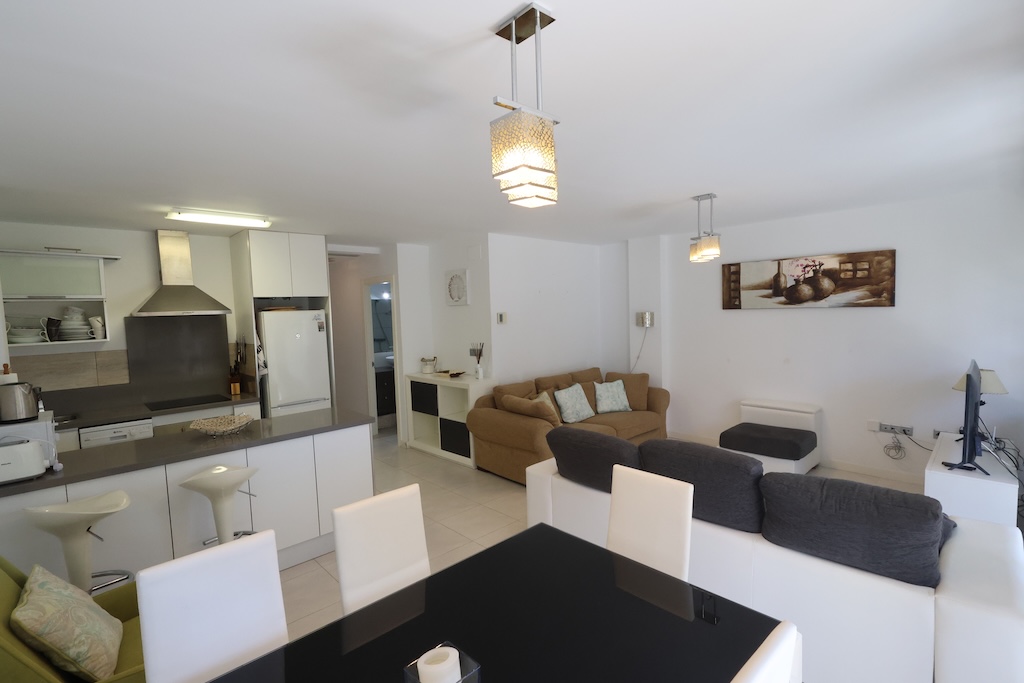 MODERN 2 BEDROOM APARTMENT WITH LARGE TERRACE, POOL AND GARAGE IN CAMPOAMOR