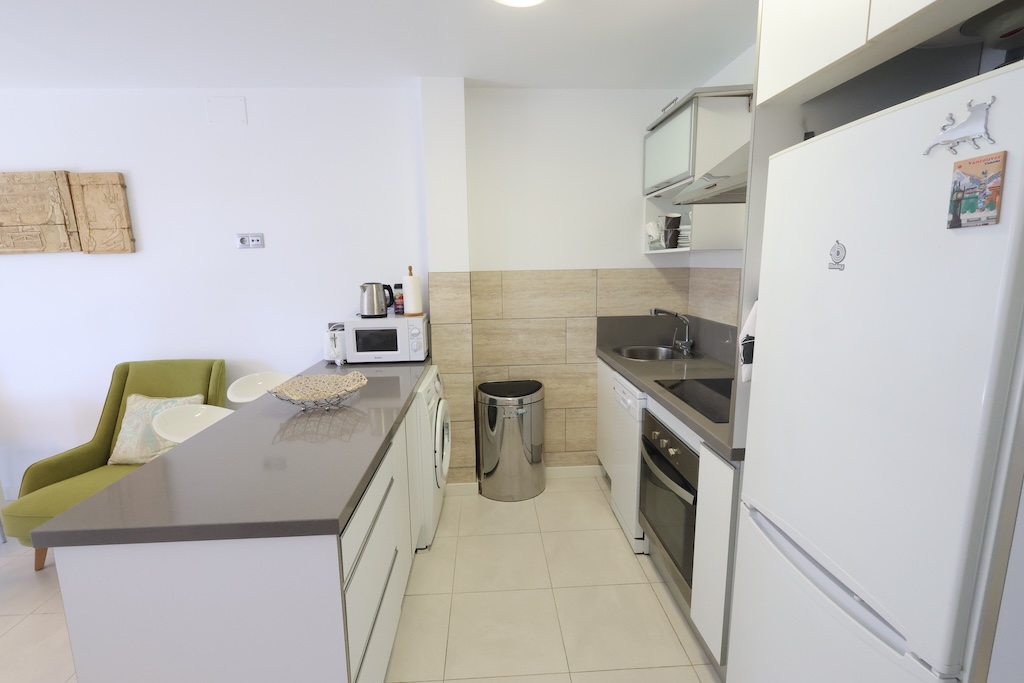 MODERN 2 BEDROOM APARTMENT WITH LARGE TERRACE, POOL AND GARAGE IN CAMPOAMOR