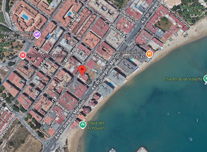 AMPLIO APARTAMENTO A 50 METROS DEL MAR CON VISTAS LATERALES Y ORIENTACIÓN SUROESTE EN ACEQUIÓN