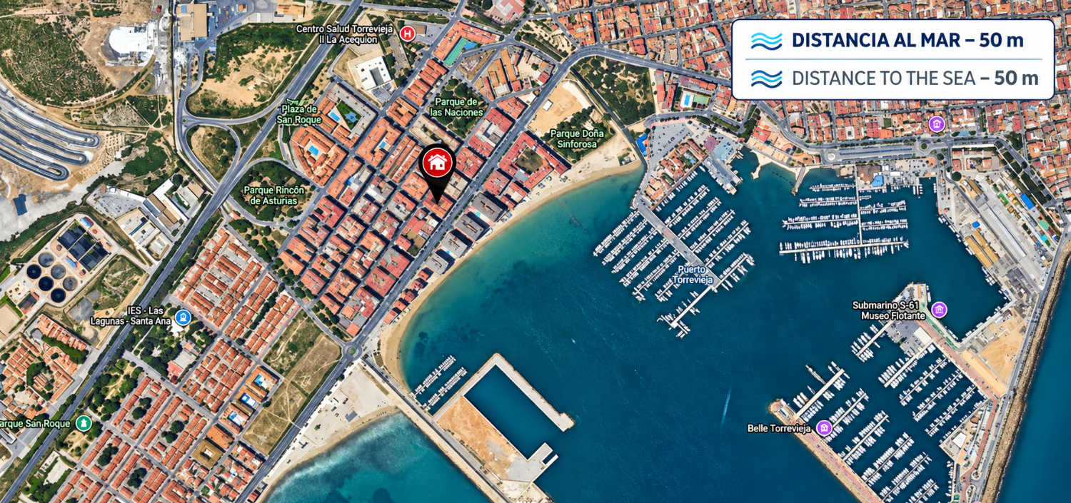 APARTAMENTO CON VISTAS AL MAR A 50 M DE LA PLAYA DEL ACEQUIÓN