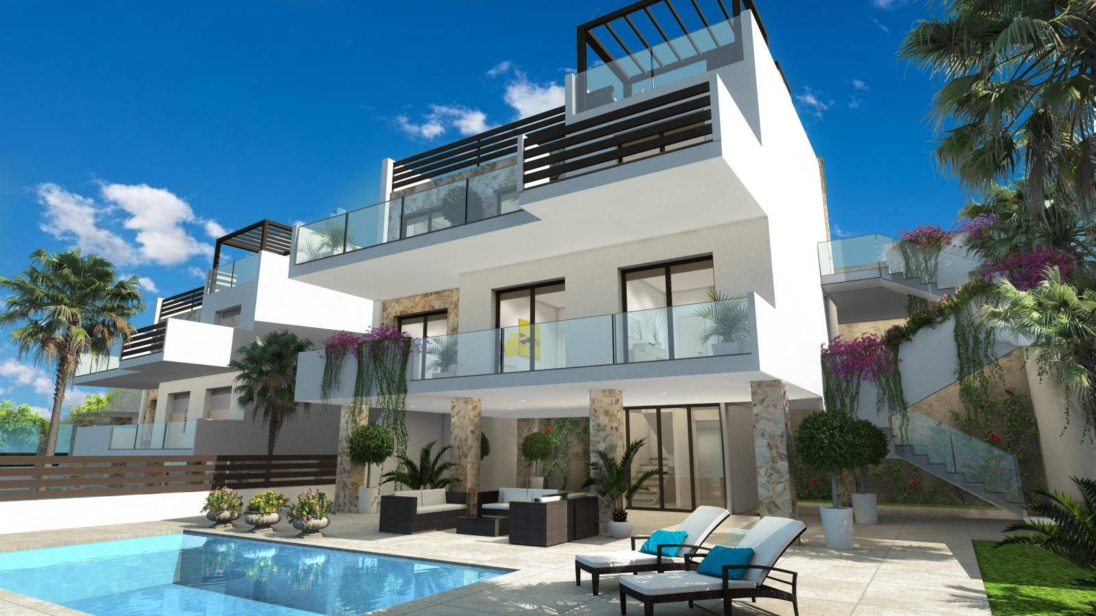 EXCLUSIVE LUXURY VILLA NEXT TO LA MARQUESA GOLF COURSE WITH SWIMMING POOL, GYM AND SAUNA