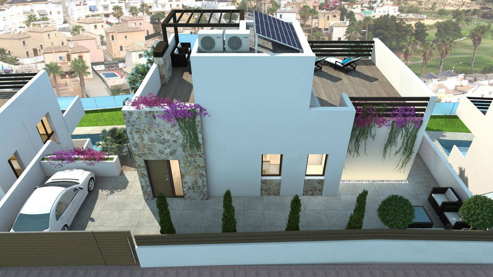 EXCLUSIVE LUXURY VILLA NEXT TO LA MARQUESA GOLF COURSE WITH SWIMMING POOL, GYM AND SAUNA