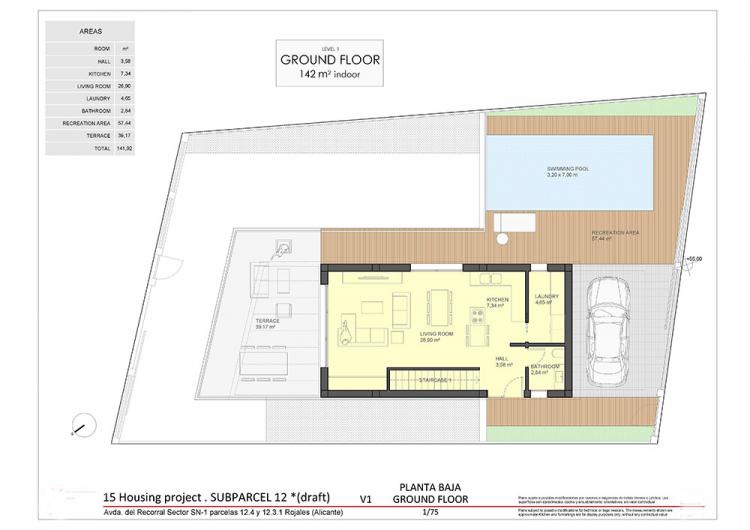 Huis van efficient design in Rojales