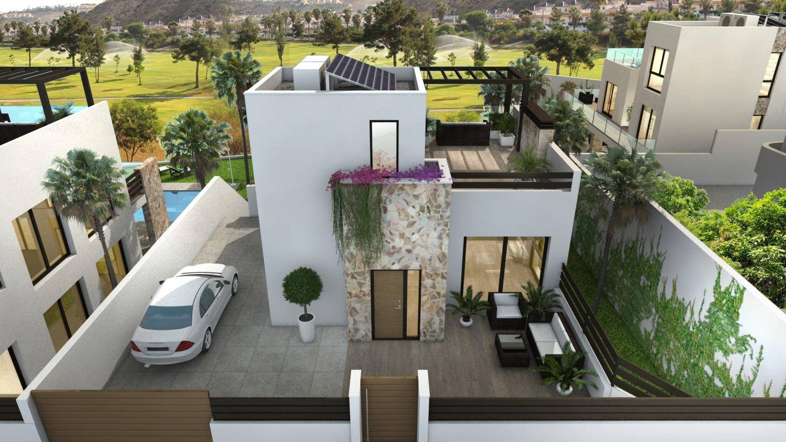 PRECIOSA VILLA EN PRIMERA LINEA DE GOLF 