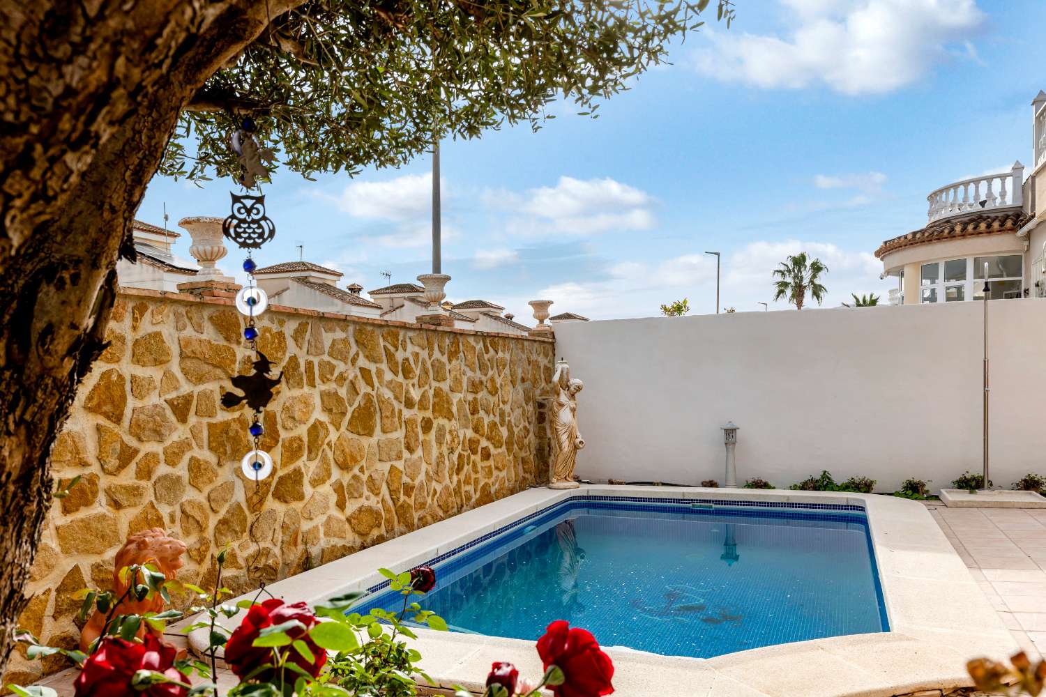 DETACHED VILLA WITH POOL, GARAGE, SOLARIUM AND GARDEN IN SAN MIGUEL DE SALINAS