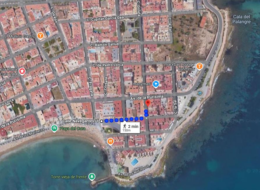 RENOVIERTES PENTHOUSE 150 METER VON PLAYA DEL CURA IN TORREVIEJA ENTFERNT