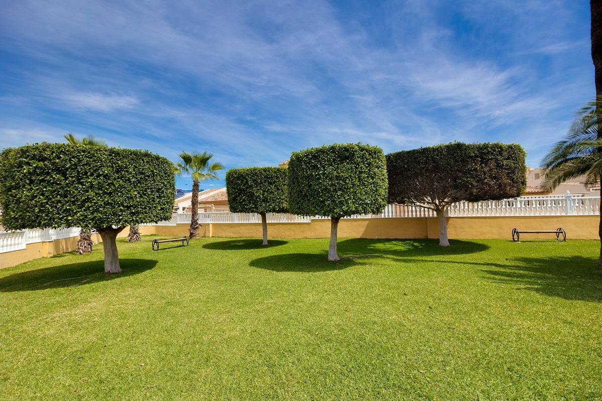 SEMI-DETACHED VILLA WITH GARDEN, SOLARIUM, SWIMMING POOL AND DRIVEWAY IN AGUAS NUEVAS