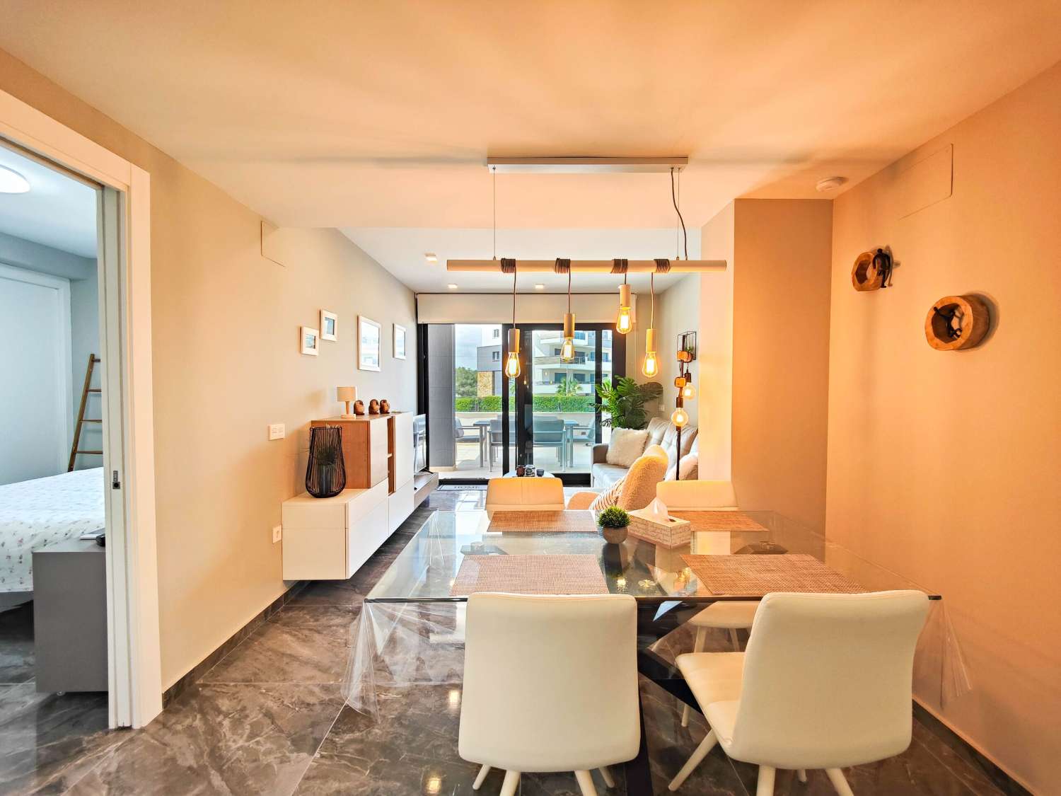 MODERN GROUND FLOOR APARTMENT WITH CORNER TERRACE IN RESIDENCIAL AMANECER VI – ORIHUELA COSTA