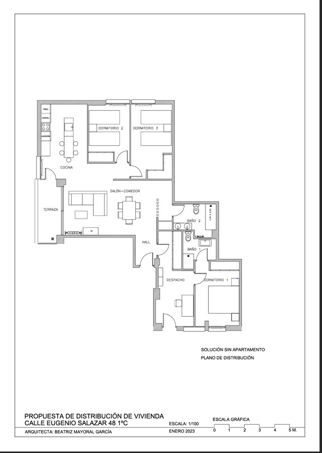 SPACIOUS, NEWLY RENOVATED APARTMENT WITH TWO INDEPENDENT APARTMENTS ON ONE FLOOR