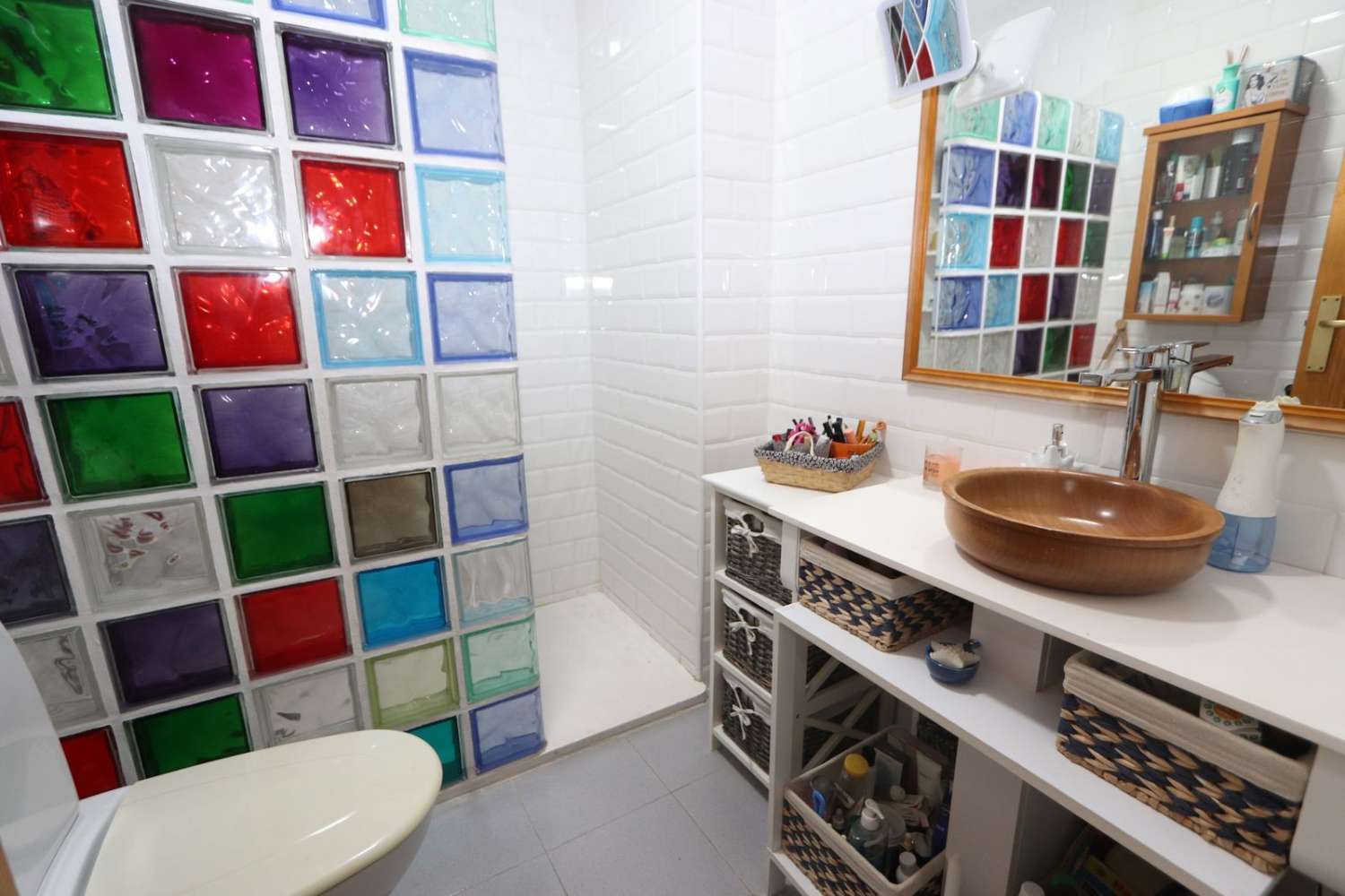 1ST LINE SEA APARTMENT MED FANTASTISK UDSIGT OG STOR TERRASSE I PLAYA FLAMENCA