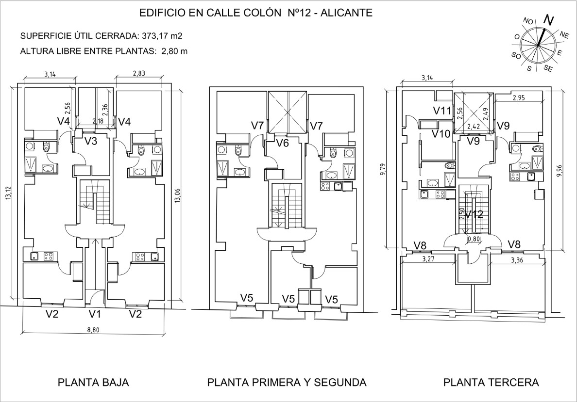EDIFICIO REFORMADO EN PLENO CENTRO DE ALICANTE CON 8 VIVIENDAS