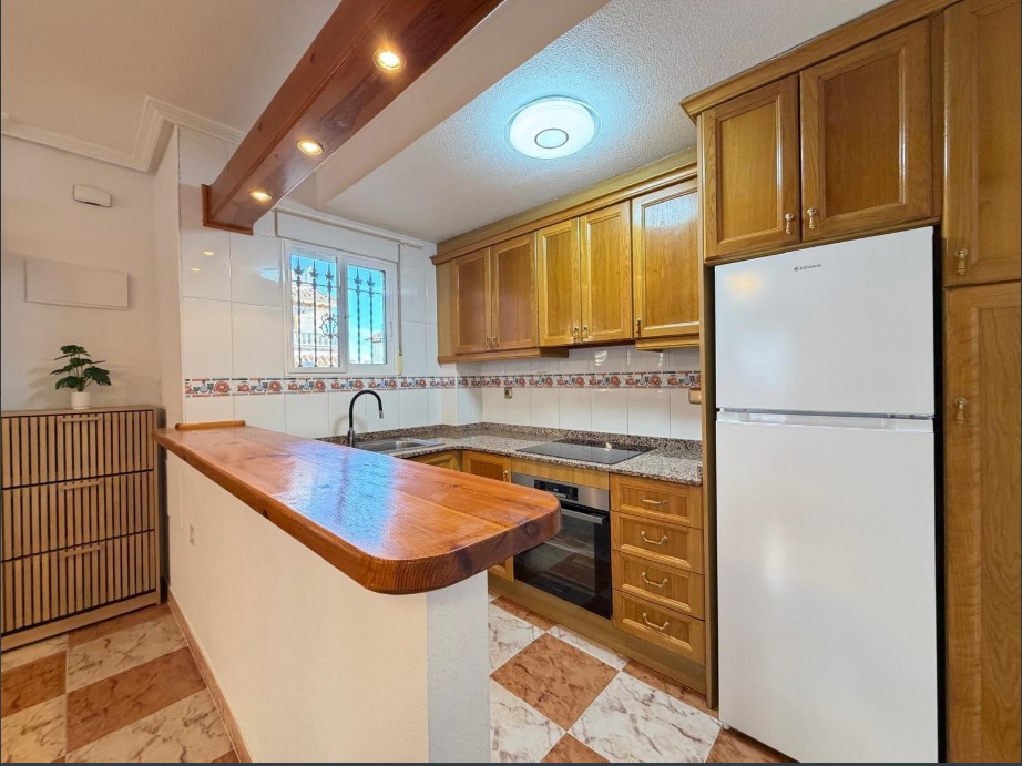 TOWNHOUSE WITH SOLARIUM, SEA AND MOUNTAIN VIEWS, PRIVATE PLOT AND POOL – LAS FILIPINAS, ORIHUELA COSTA