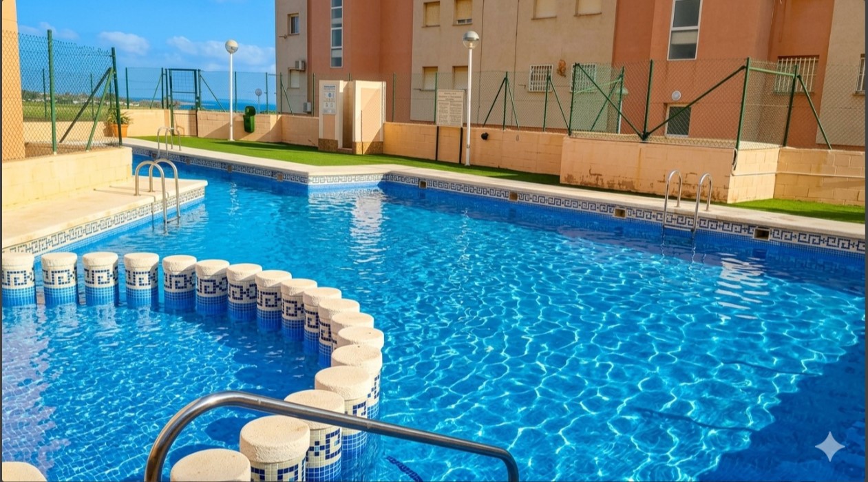 APARTMENT WITH SEA VIEWS, TERRACE, GARAGE AND POOL IN PLAYA HONDA